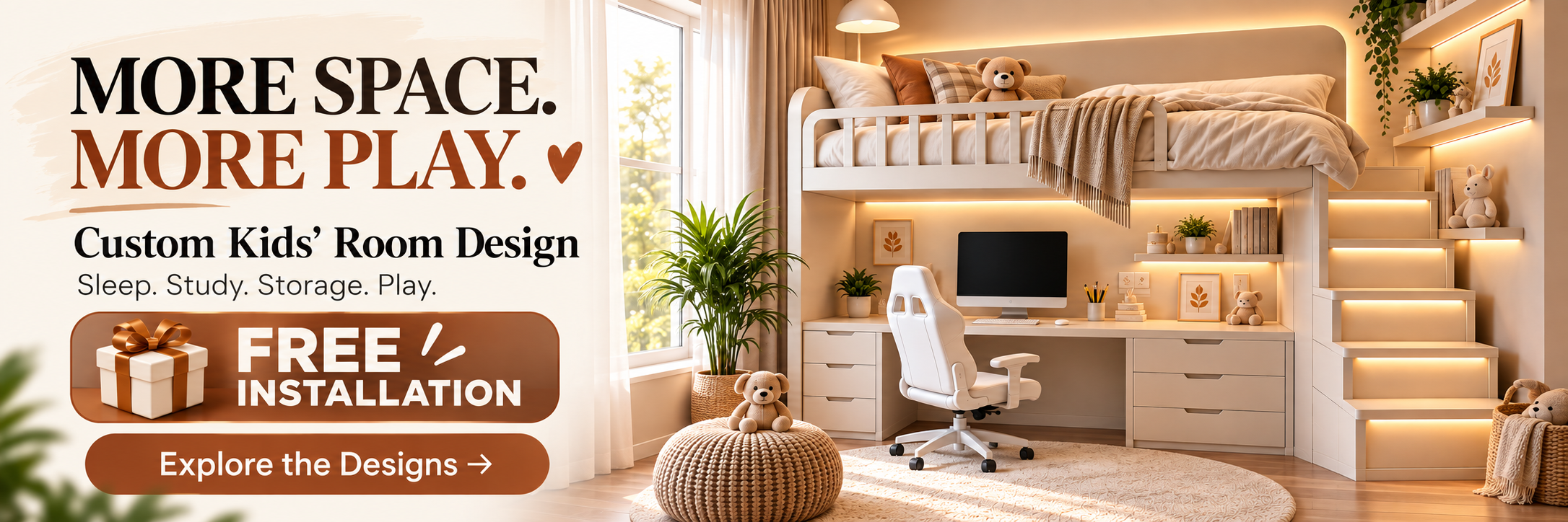 Explore AptNook custom small-space room design and request a design consultation.